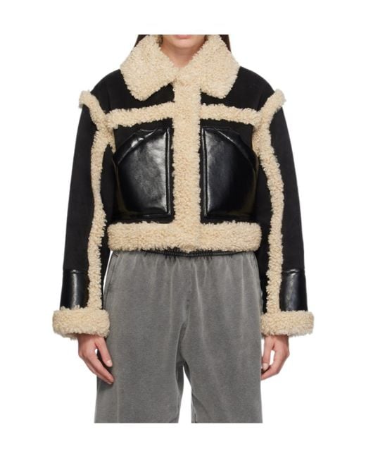 Stand Studio Black Edith Lapel Casual Jacket