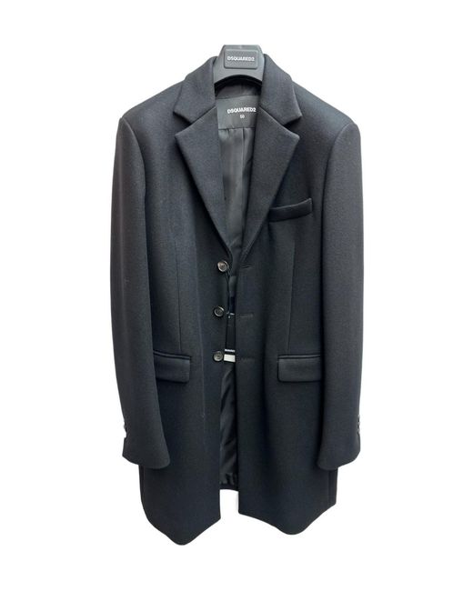 DSquared² Gray Single-Breasted Long-Sleeved Blazer for men