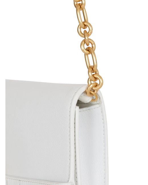 Balmain White Shuffle Chain Linked Wallet