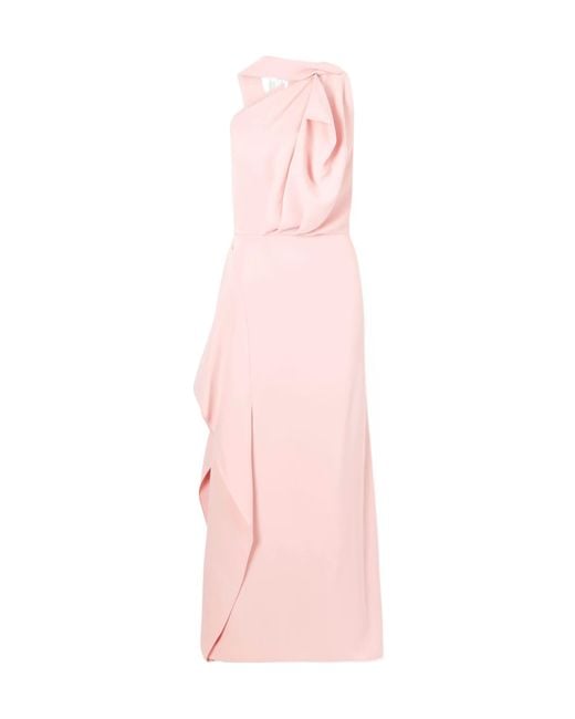 Maticevski Pink Slim-Fit Dress