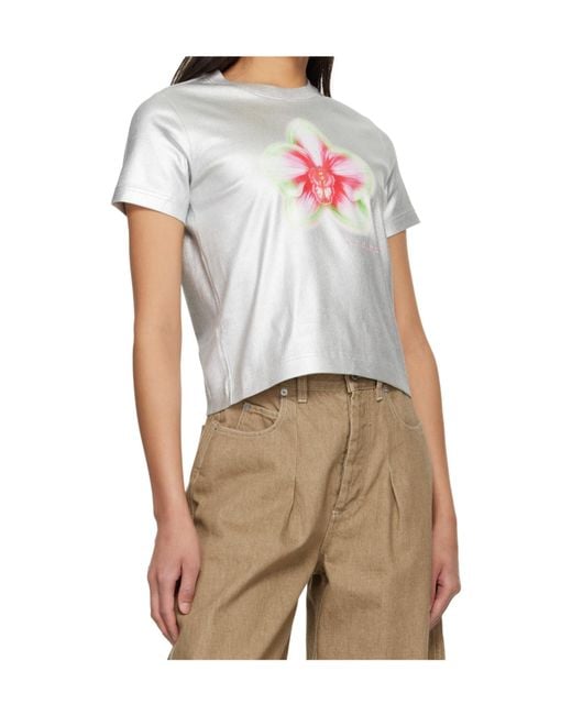 Casablanca White Short-Sleeved T-Shirt