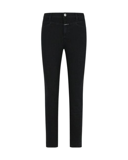 Closed Black Skinny Pusher Jeans