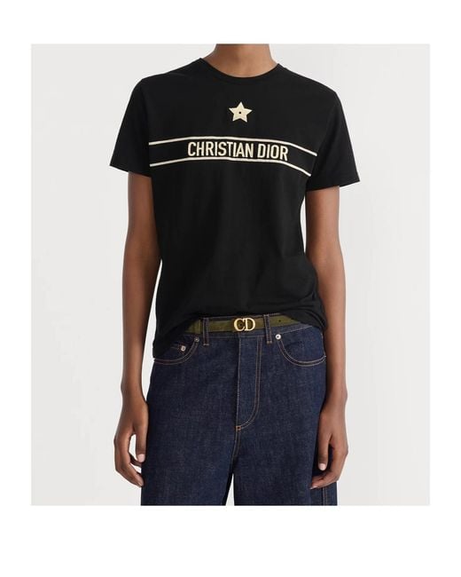 Dior Black Saddle Belt