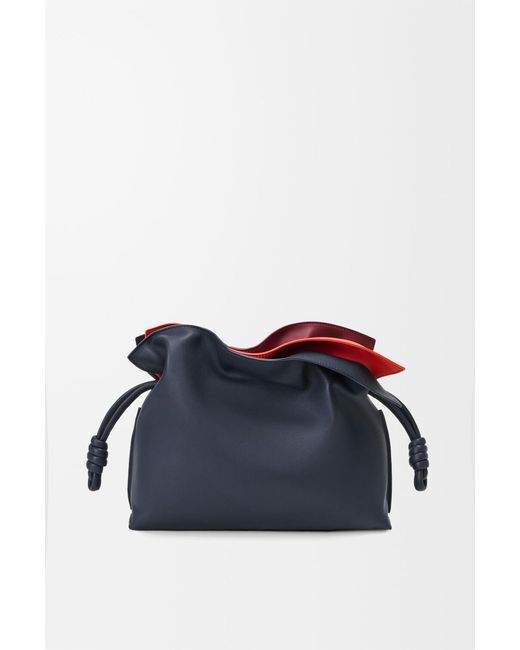 Loewe Blue Medium Layered Flamenco Clutch