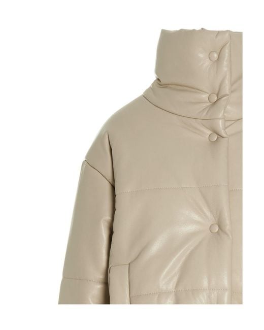 Nanushka Natural Hide Down Jacket
