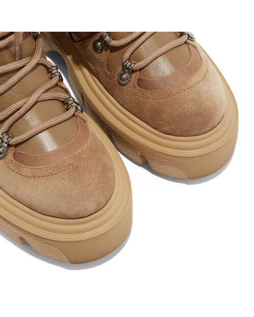 Casadei Brown Generation C Skipass Lace-Up Boots