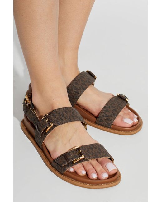 MICHAEL Michael Kors Brown Nia Flat Sandals for men