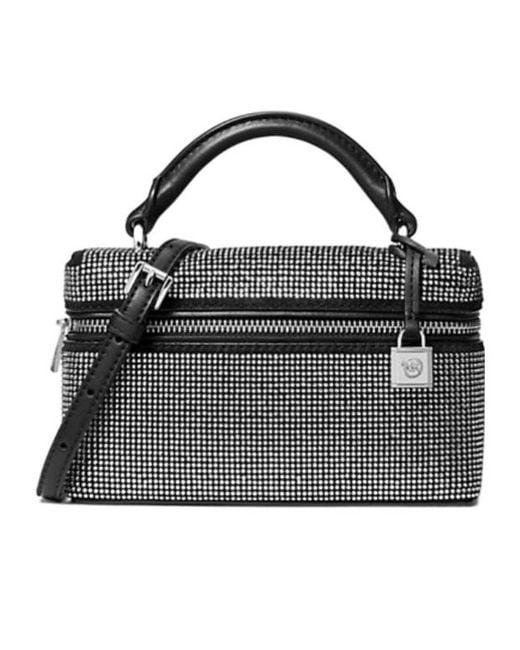 Michael Kors Black Michael Jana Extra-Small Embellished Convertible Crossbody Bag