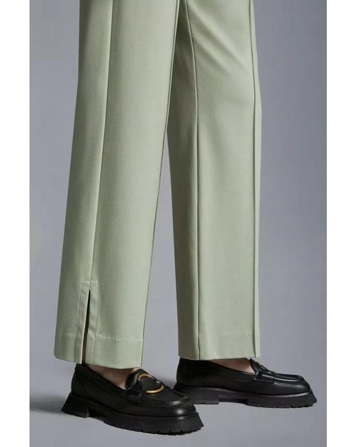 Moncler Black Bell Leather Loafers