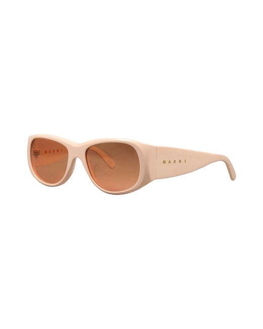 Marni Brown Solid Color Sunglasses