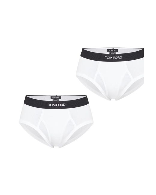 Tom Ford White Logo Underwear for men