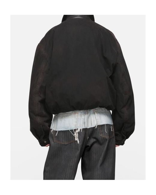 Acne Black Bomber Jacket