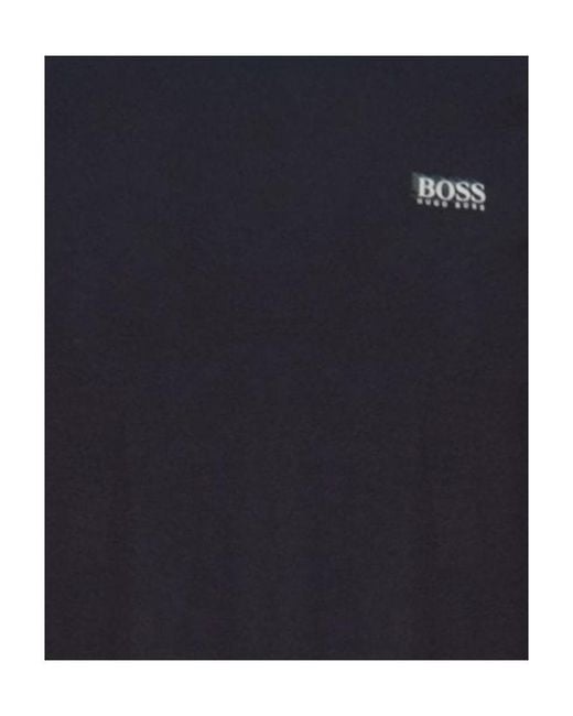 Boss Blue Logo Long-Sleeved T-Shirt for men