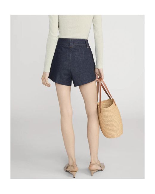 FRAME Blue The Structural Shorts