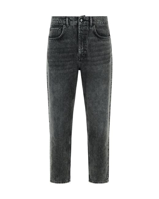 AMISH Gray Jeremiah Carrot Fit Jeans for men