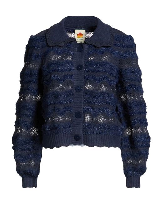 Farm Rio Blue Lightweight Knit Cardigan