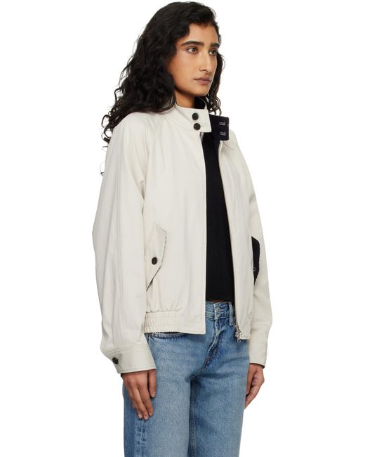 DUNST Gray Zip-Up Harrington Jacket for men