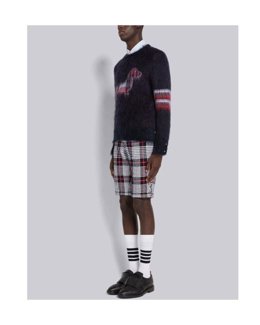 Thom Browne Black Tassel-Trim Leather Brogues for men