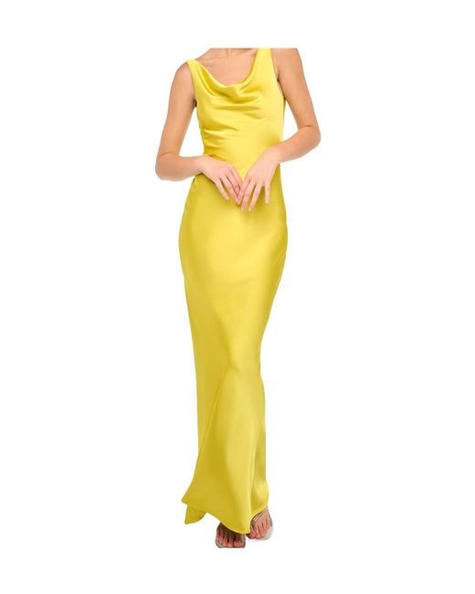 Norma Kamali Yellow Maria Gown