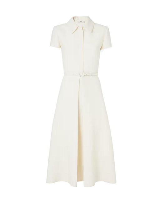 Fendi White Long A-Line Dress