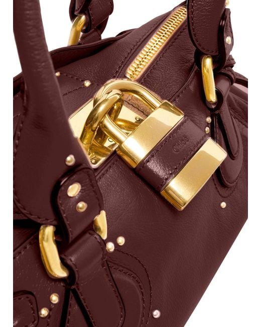 Chloé Red Paddington Small Handbag