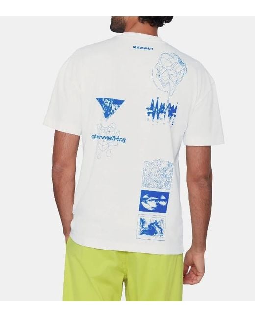 Mammut White Base Relaxed T-Shirt Glacier for men