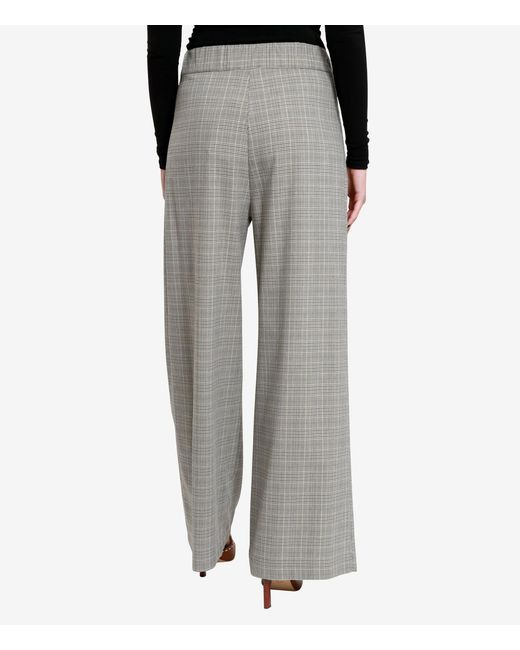 Semicouture Gray Elastic Waist Casual Pants