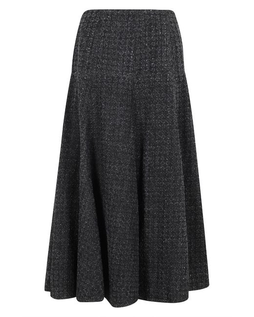 Essentiel Antwerp Black Pleated Skirt