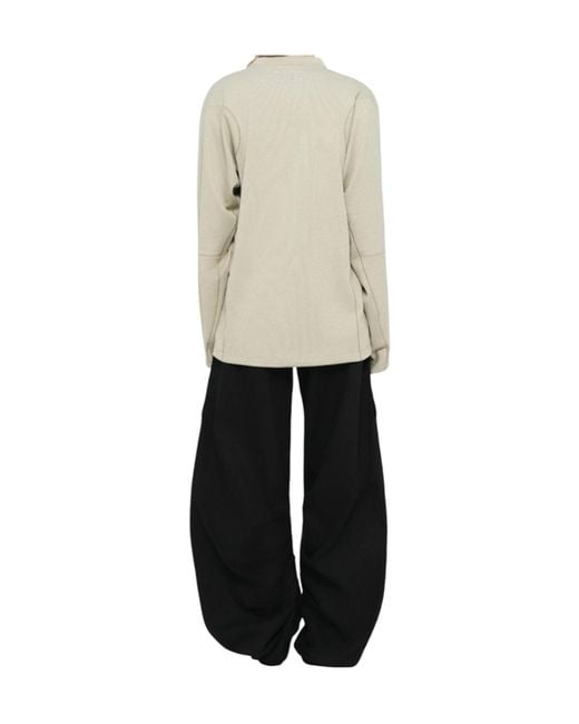 MM6 MAISON MARGIELA X SALOMON White Logo-Print Long-Sleeve Sweater