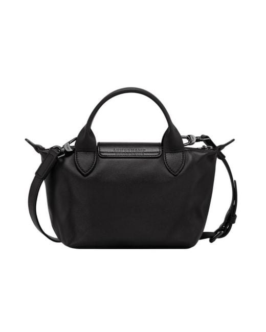 Longchamp Black Le Pliage Xtra Xs Handbag
