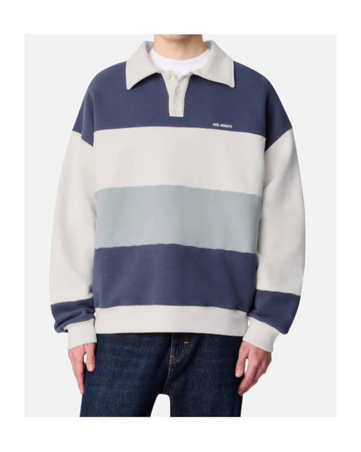 Axel Arigato Blue Anchor Polo Sweater for men