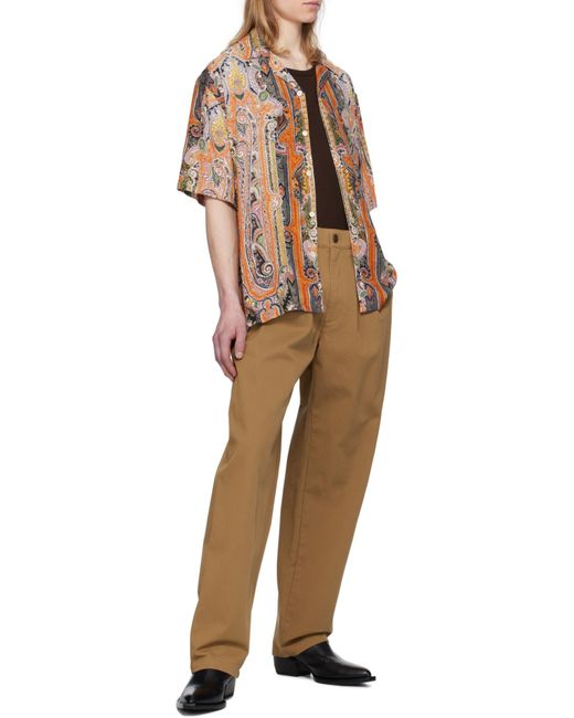 Isabel Marant Brown Vazlo Shirt for men