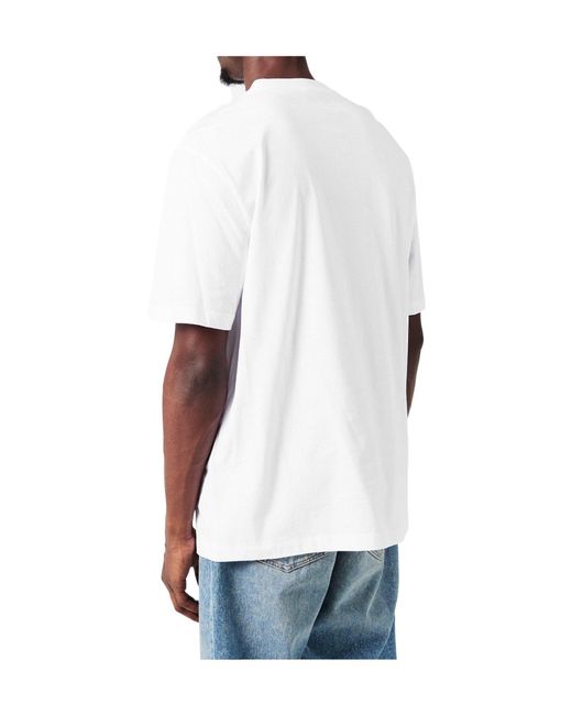 Versace White Cotton T-Shirt for men