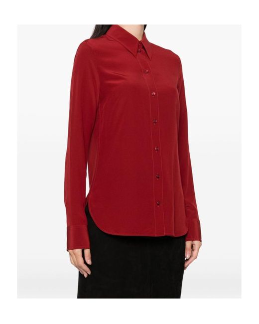 Stella McCartney Red Buttoned Shirt
