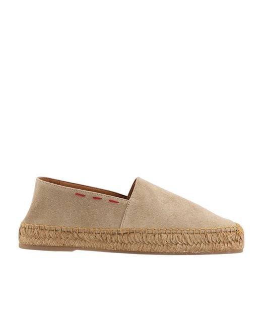 Kiton Natural Square-Toe Slip-On Espadrilles for men