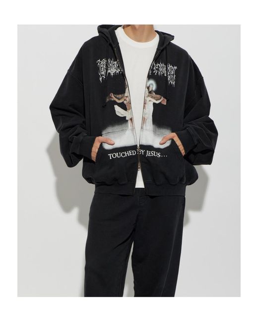 Vetements White Crew Neck Short-Sleeved T-Shirt for men
