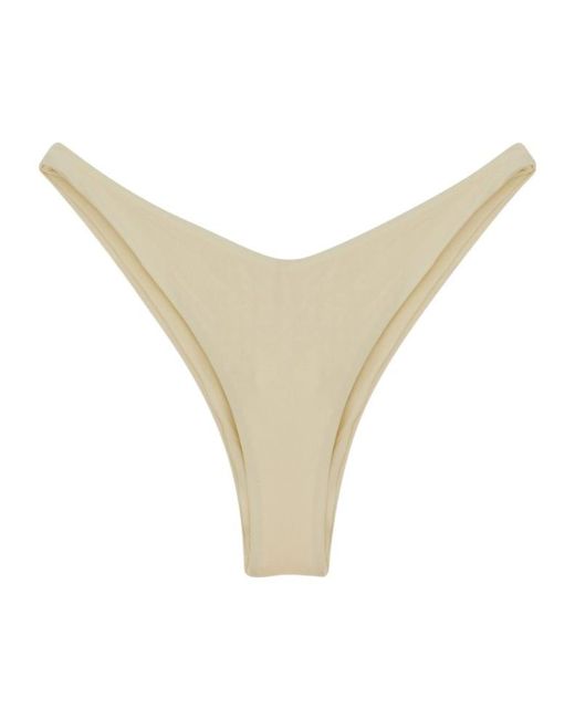 LaRevêche White Triangle Bikini Bottoms