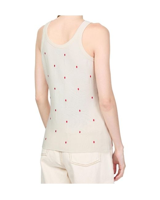 Bottega Veneta White Tank Top