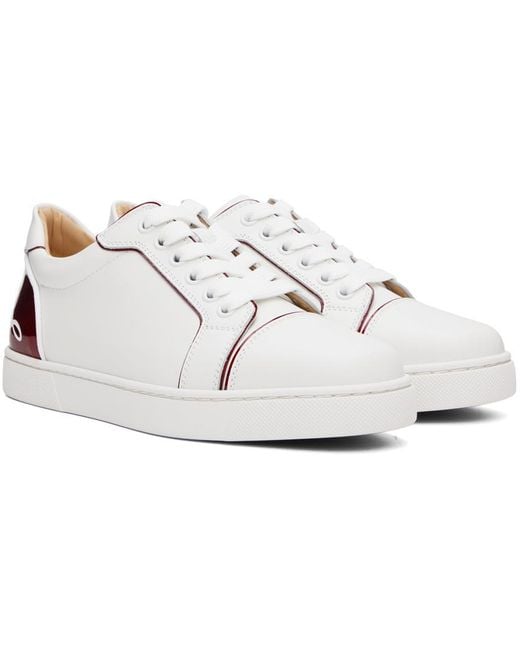 Christian Louboutin White Fun Vieira Low-Top Sneakers
