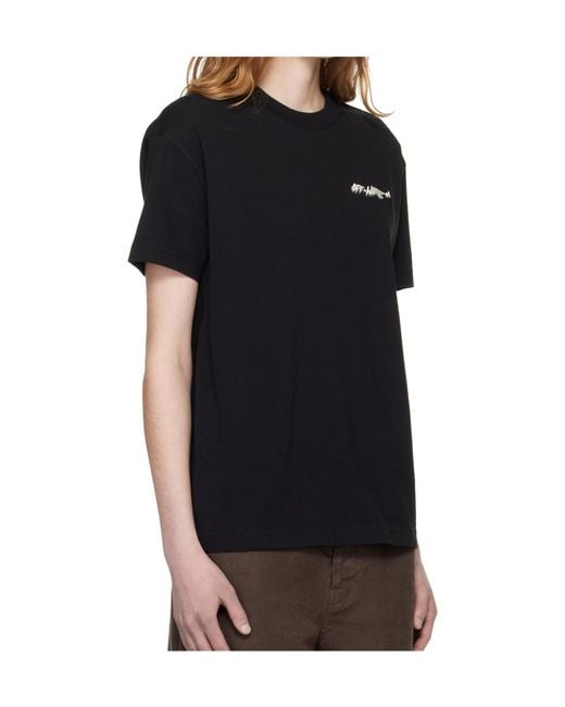 Off-White c/o Virgil Abloh Black Shadow Logo T-Shirt