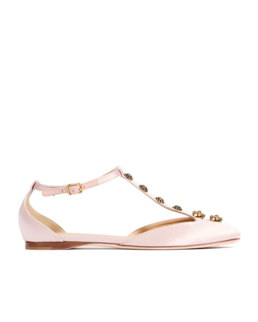 Chloé Pink Chloé Celeste Ballerinas