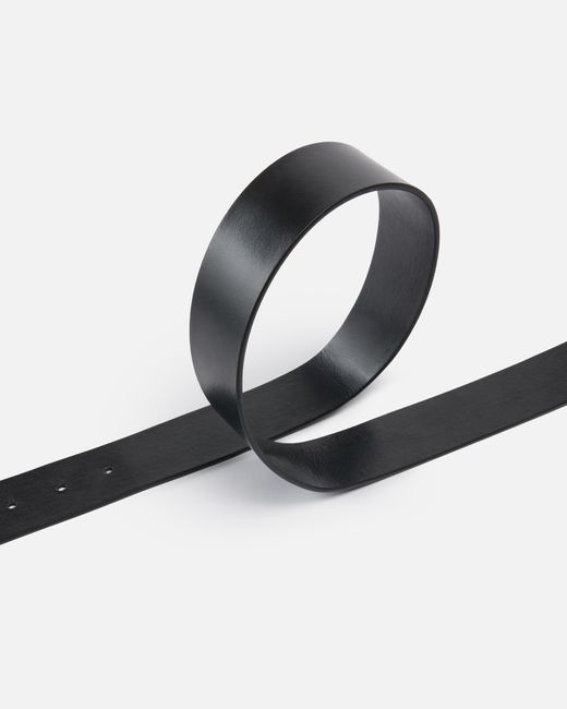 Pinko White Leather Belt, 4 Cm