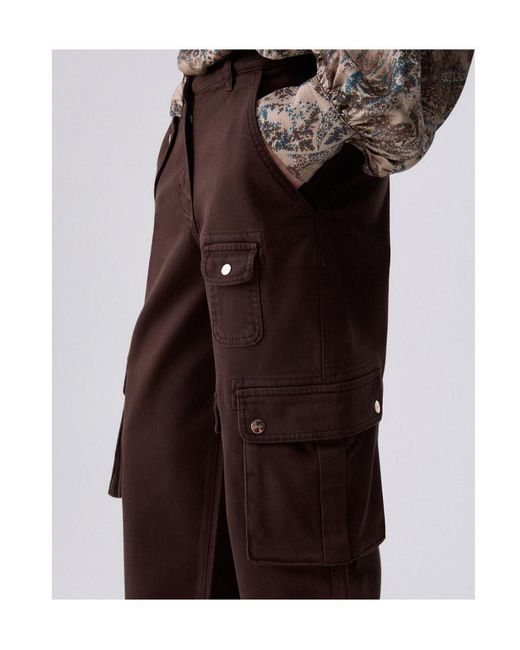 Liu Jo Multicolor Worker Pants With Pockets