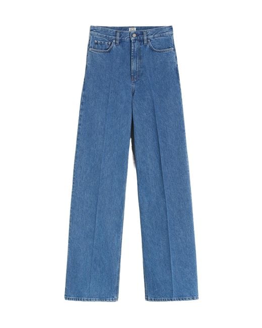 Totême Blue Totême High-Waist Wide-Leg Jeans