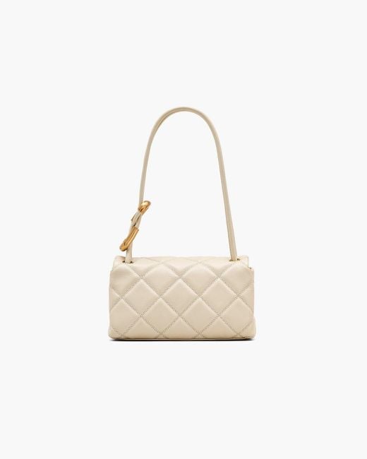 Marc Jacobs White The Quilted Mini Dual Shoulder Bag