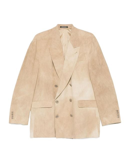 Emporio Armani Natural Ribbed Blazer for men