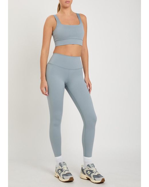 Varley Blue High-Stretch Sports Bra