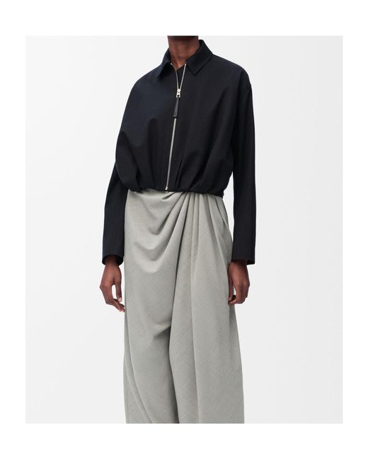 Loewe Black Draped Jacket