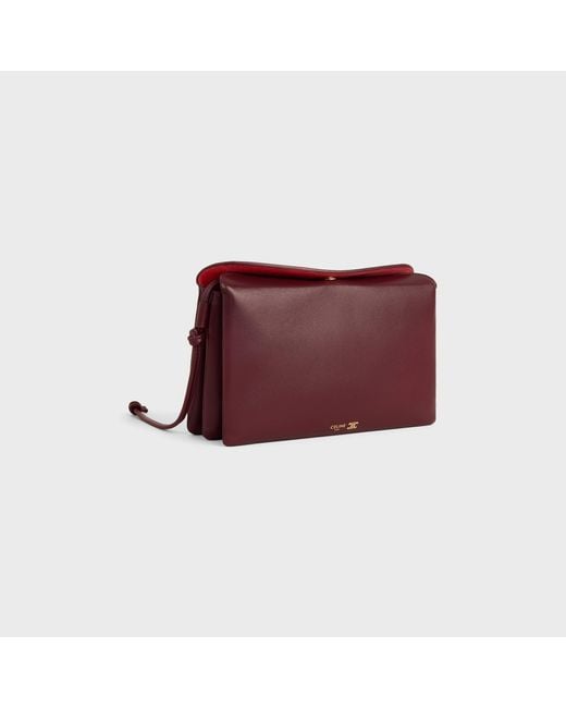 Céline Purple Trio Flap