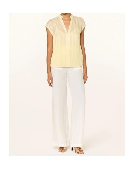 Liu Jo Natural Chain-Detail V-Neck Top